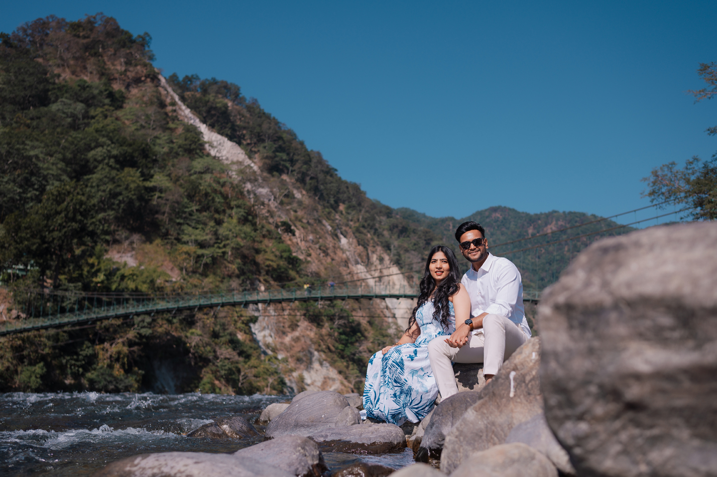 pre wedding shoot at Jim Corbett