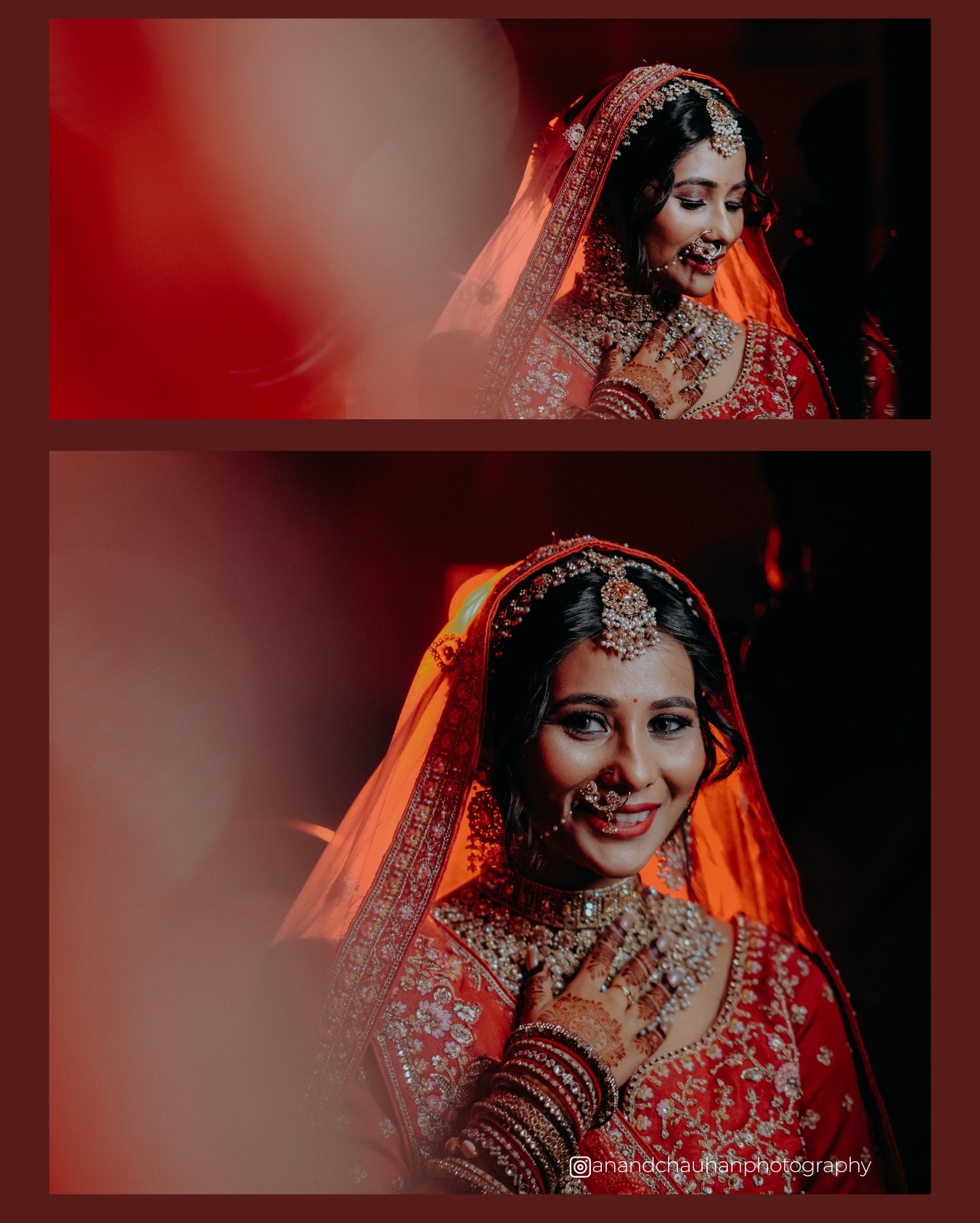 Barkha's bridal makeup portrat